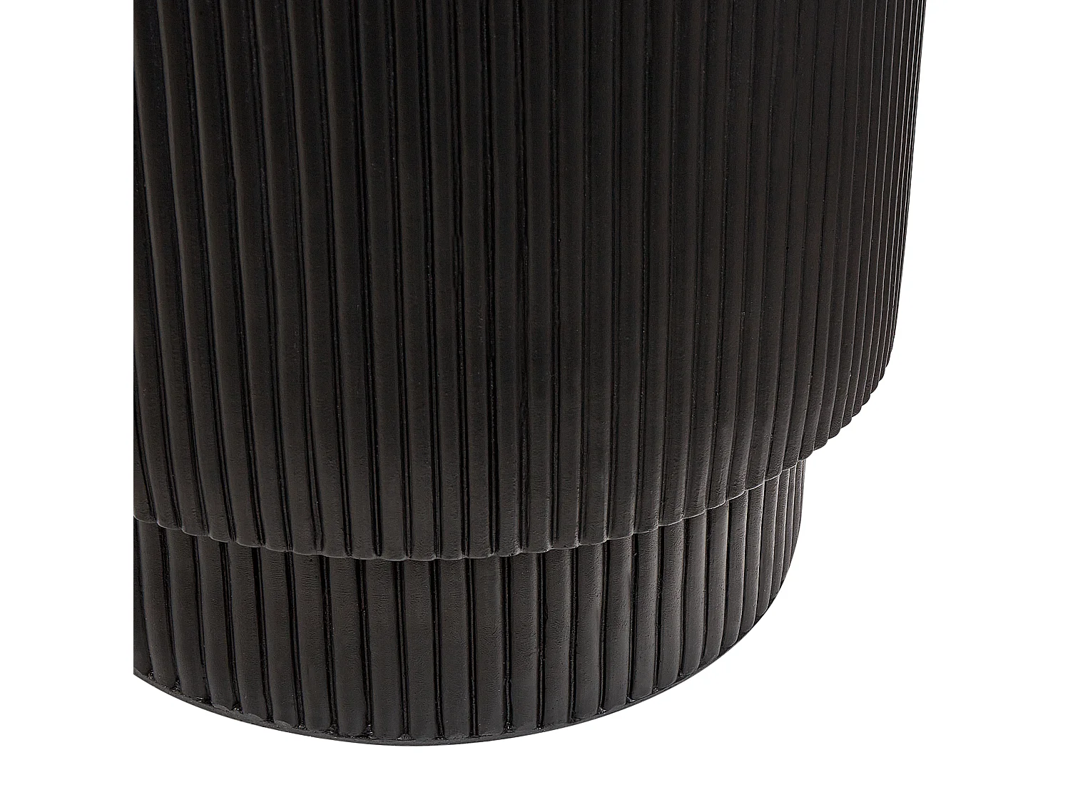 Beistelltisch Beton schwarz rund ⌀ 35 cm BICCARI