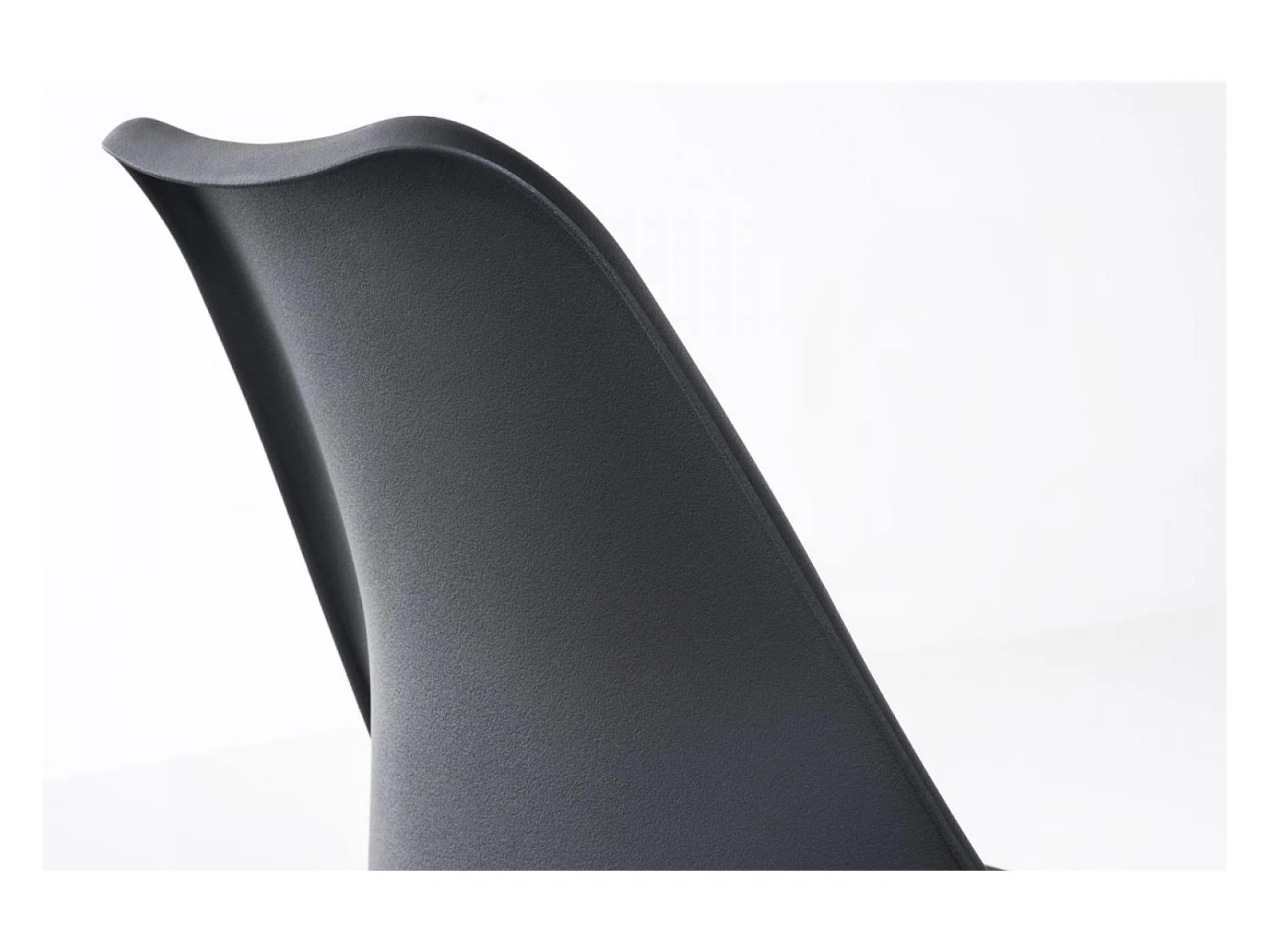 Chaise de bureau - Similicuir & Blanc - Noir - Pegleg