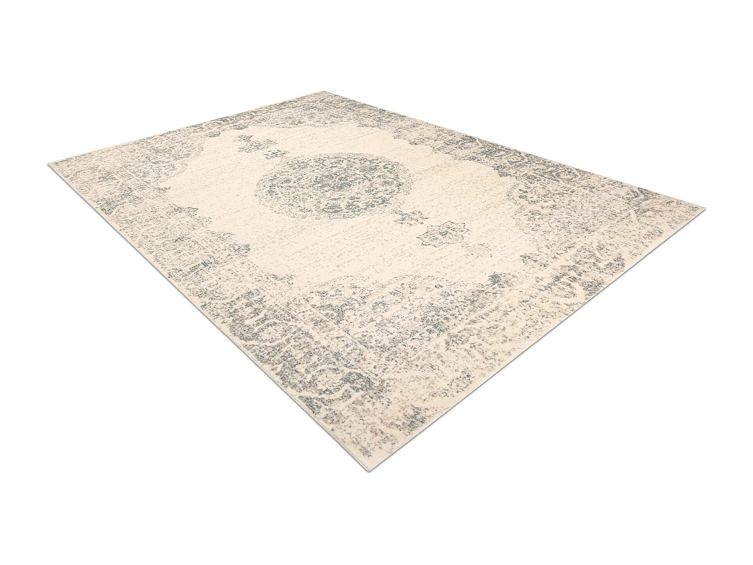 Tapis en laine ABBY 486.24.LA100 OSTA Ornement, cadre classique beige  200x300 cm