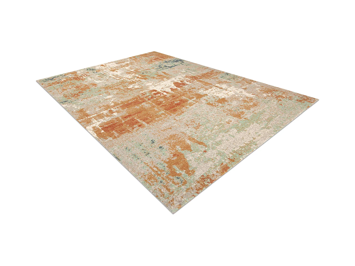 Tapis en laine ABBY 486.13.LA112 OSTA Vintage, moderne vert / terre cu 120x170 cm