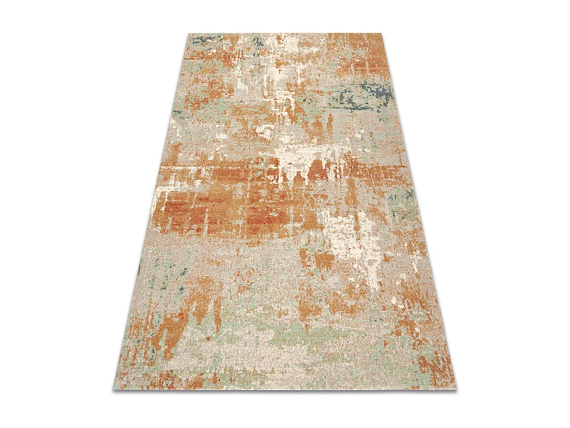 Tapis en laine ABBY 486.13.LA112 OSTA Vintage, moderne vert / terre cu 80x160 cm