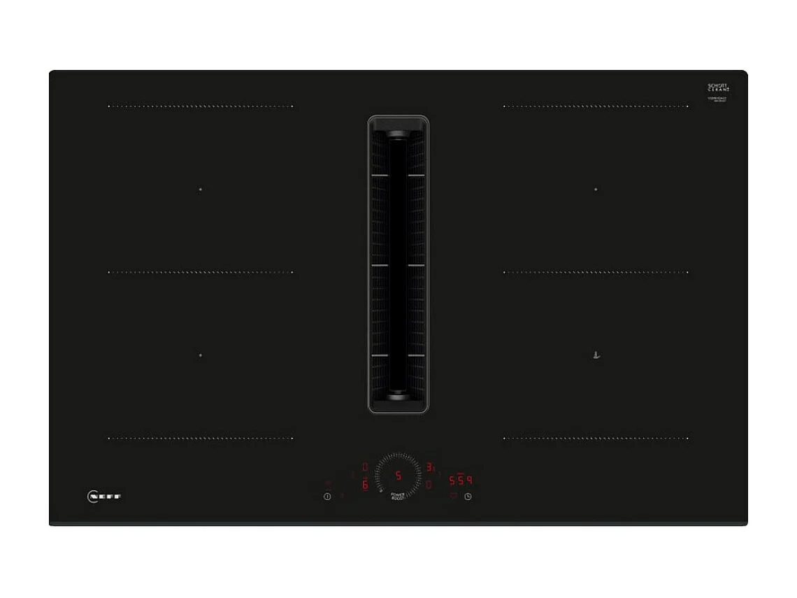 Plaque de cuisson avec hotte intégrée Neff V58FHQ4L0 N70 80 cm