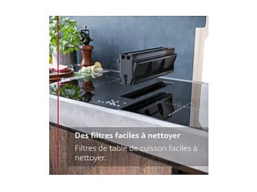 Plaque de cuisson avec hotte intégrée Neff V58FHQ4L0 N70 80 cm