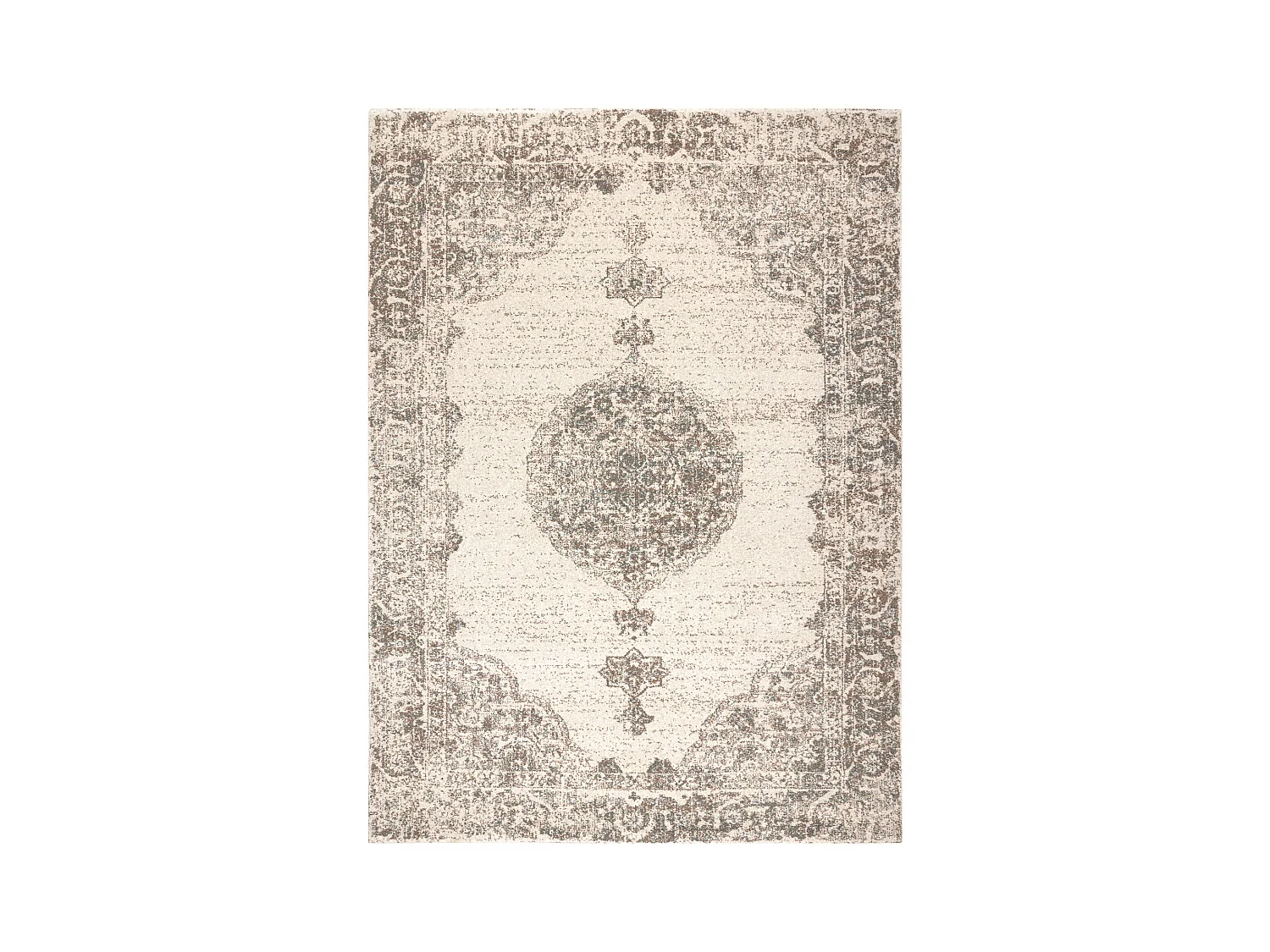 Tapis en laine ABBY 486.24.LA110 OSTA Ornement, cadre classique gris / 200x300 cm