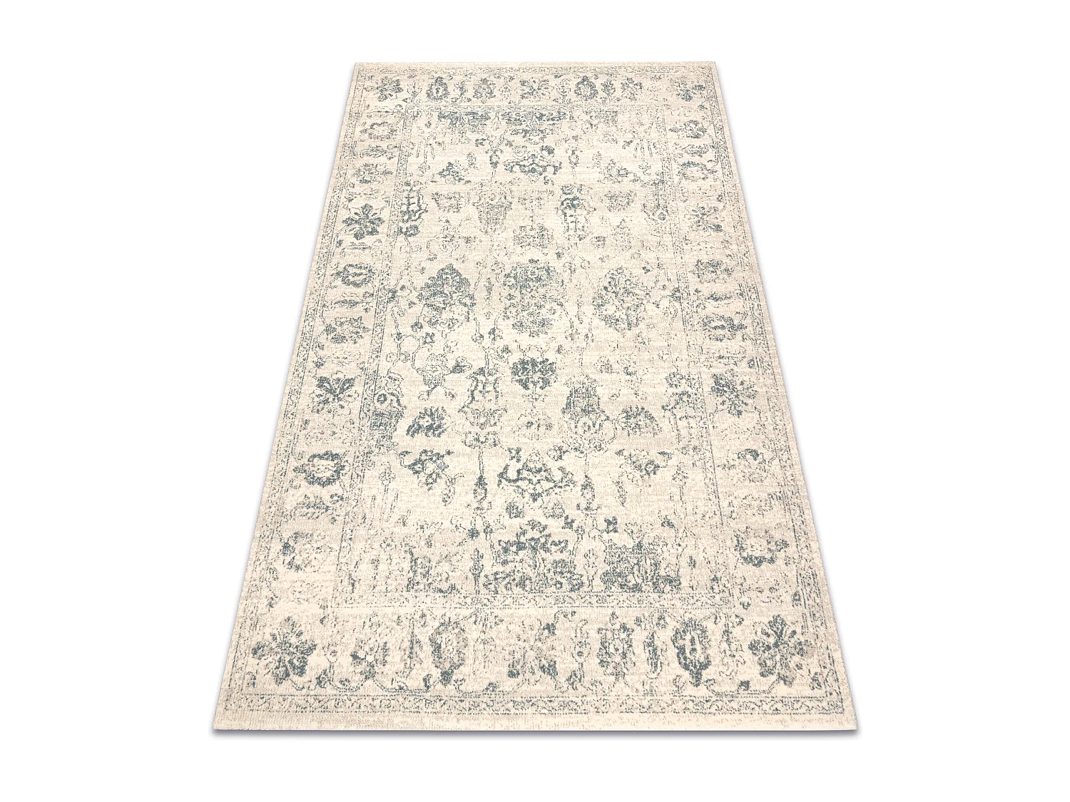 Tapis en laine ABBY 486.25.LA110 OSTA Ornement, cadre classique beige  200x300 cm