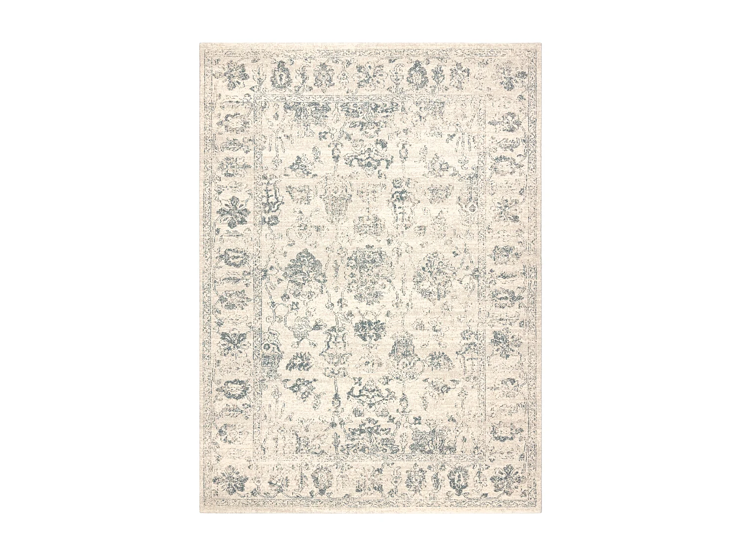 Tapis en laine ABBY 486.25.LA110 OSTA Ornement, cadre classique beige  200x300 cm