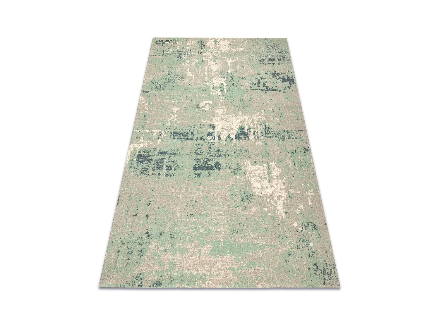 Tapis en laine ABBY 486.13.LA113 OSTA Vintage, moderne vert / gris 135x200 cm