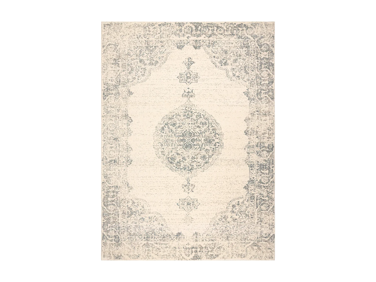 Tapis en laine ABBY 486.24.LA100 OSTA Ornement, cadre classique beige  135x200 cm
