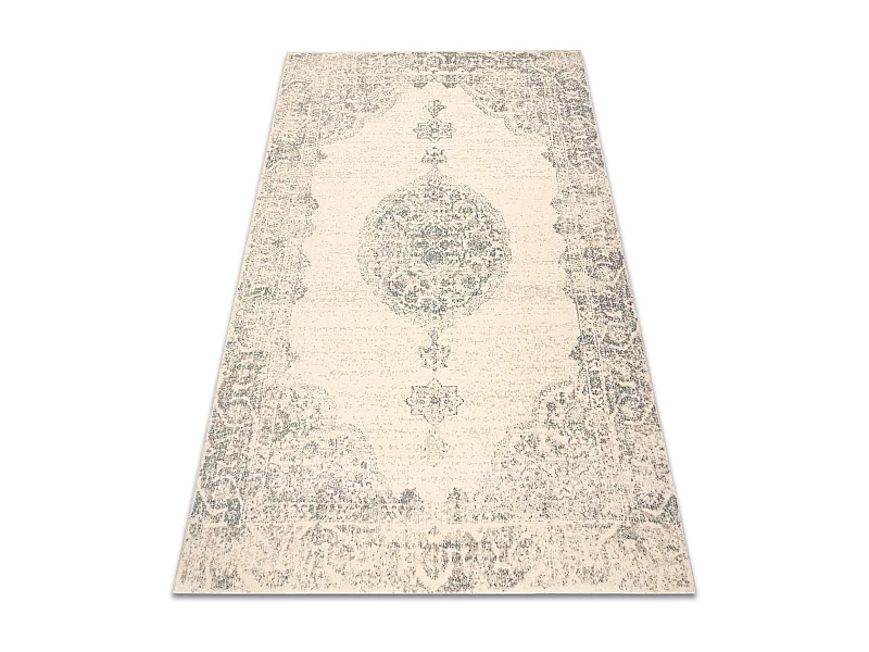 Tapis en laine ABBY 486.24.LA100 OSTA Ornement, cadre classique beige  120x170 cm
