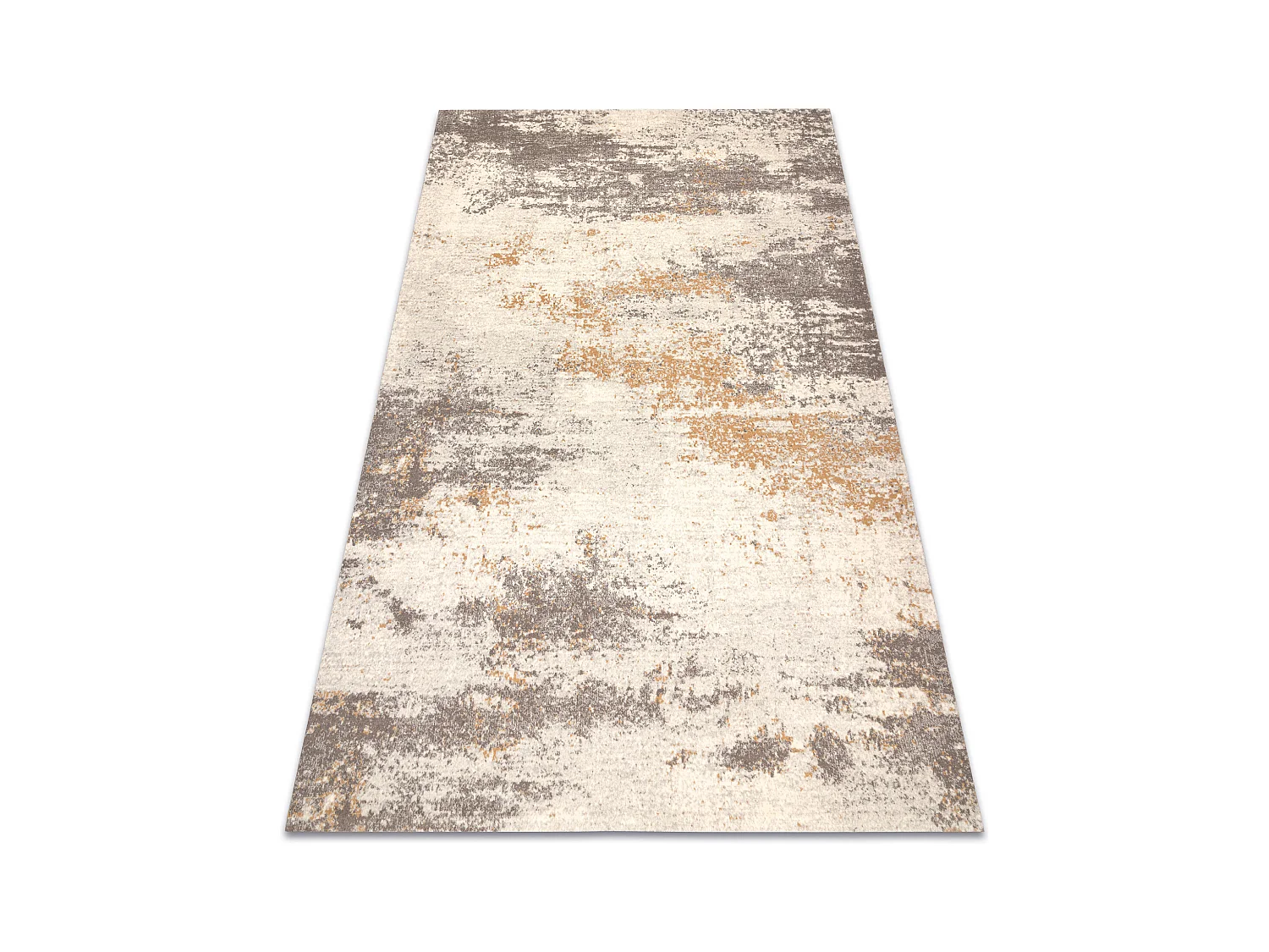 Tapis en laine ABBY 486.28.LA110 OSTA Vintage, moderne beige / gris 67x130 cm