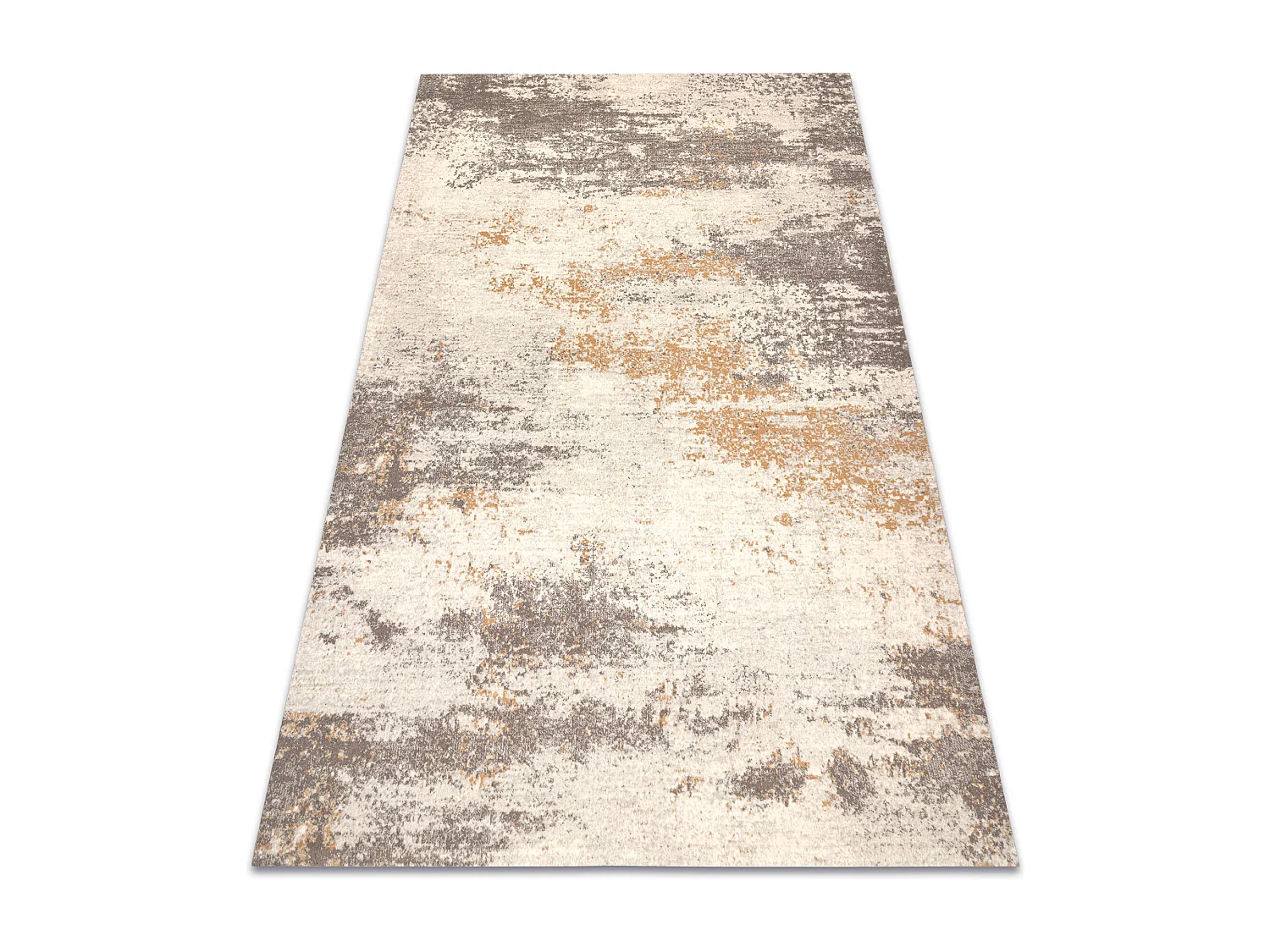 Tapis en laine ABBY 486.28.LA110 OSTA Vintage, moderne beige / gris 67x130 cm