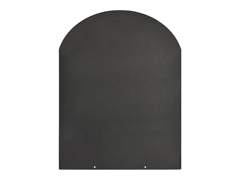 Plateforme de protection de sol pour poêles à bois et pellets en acier 80x60