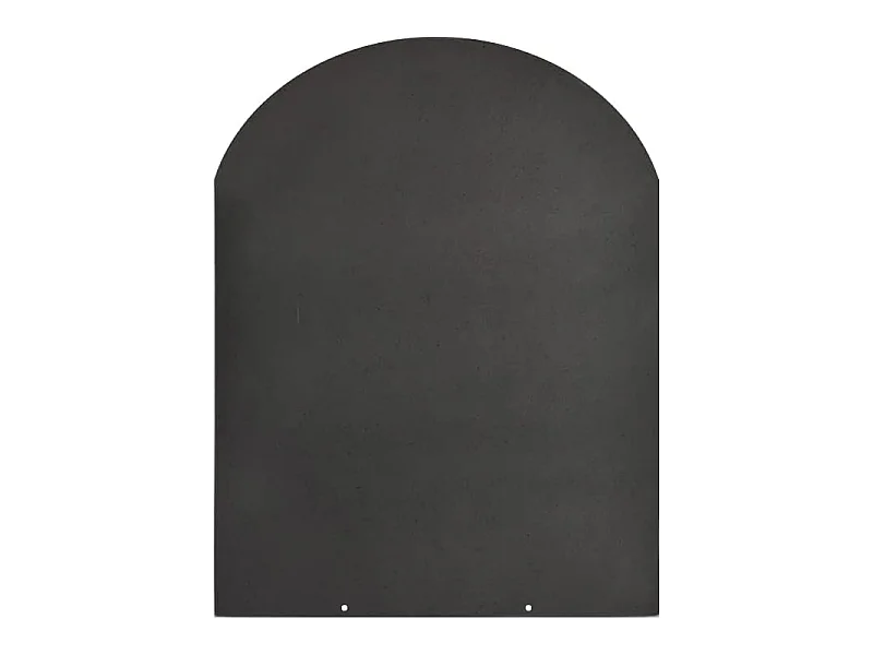 Plataforma de proteção de piso para fogões a lenha e pellets em aço 80x60