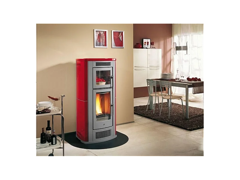 Plataforma de proteção de piso para fogões a lenha e pellets em aço 80x60