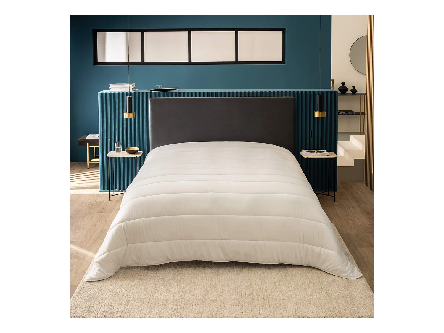 Pack couette mi-saison 280x240 et oreiller Bultex