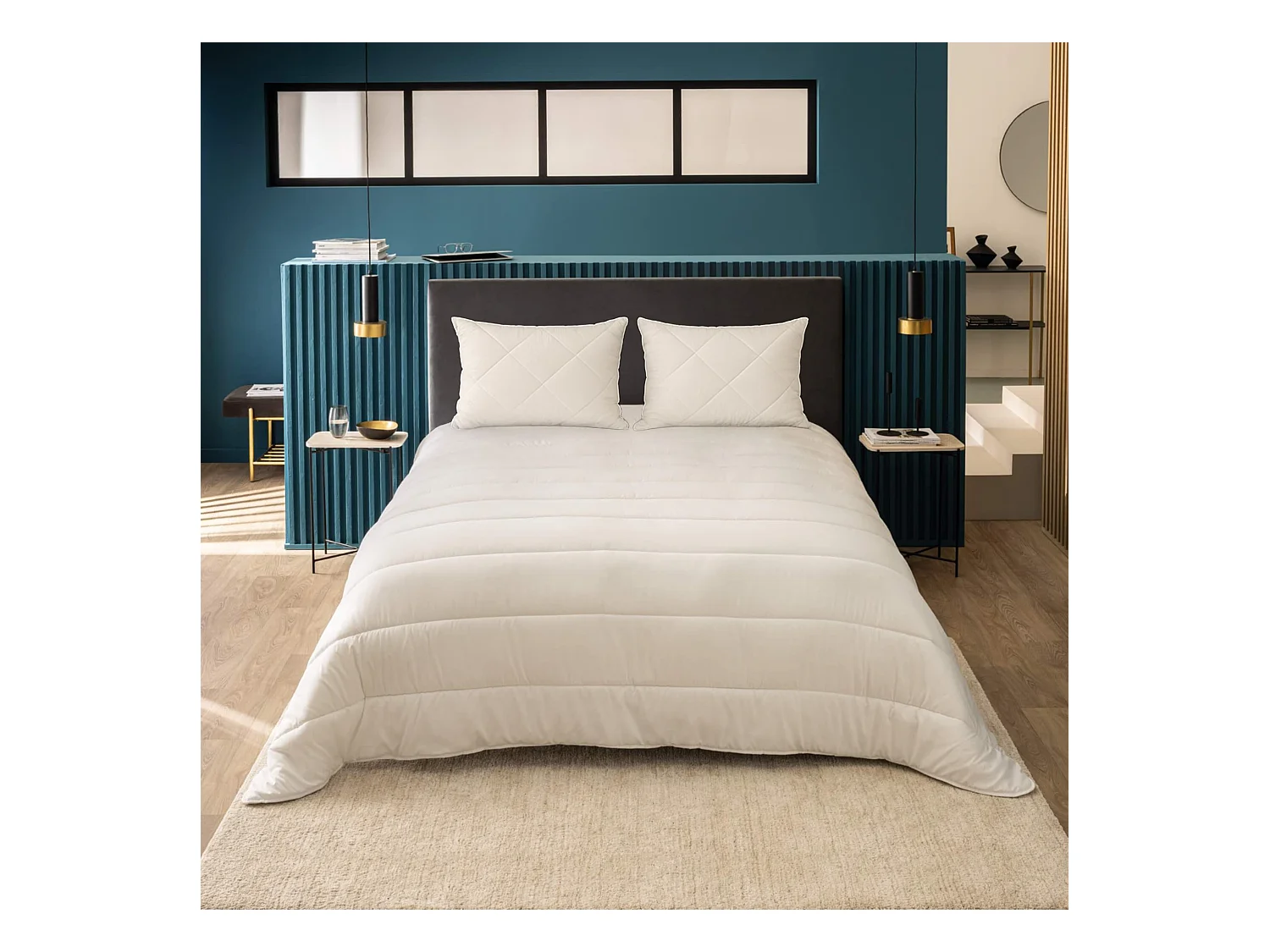 Pack couette mi-saison 280x240 et oreiller Bultex
