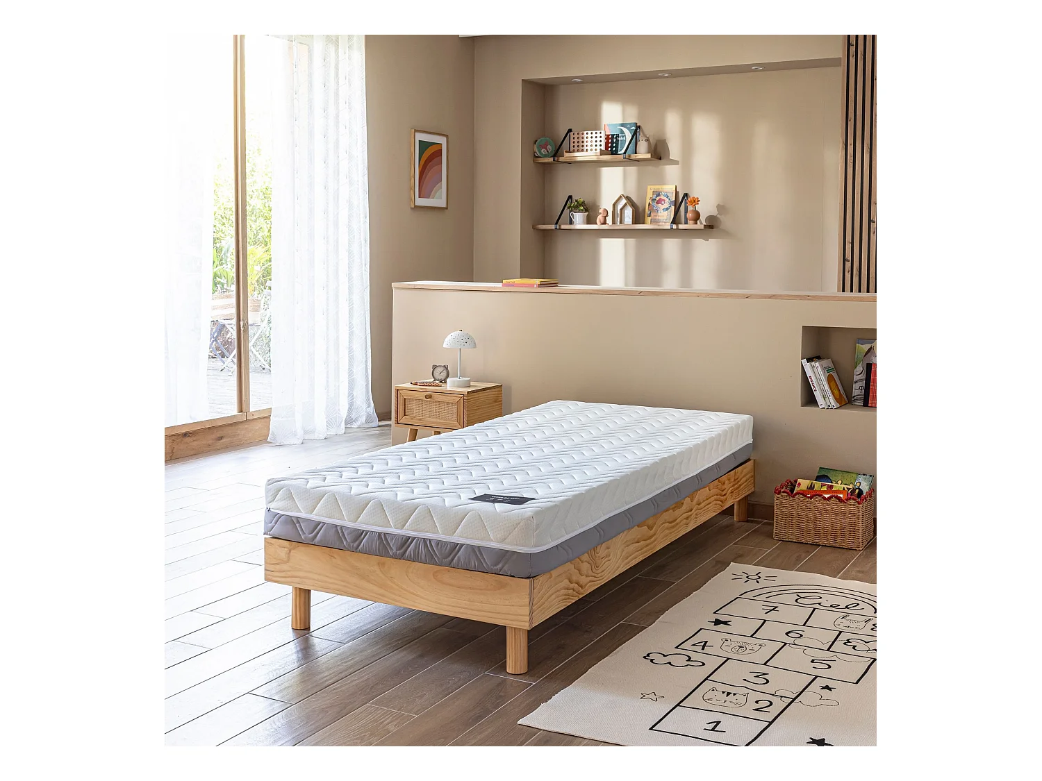 Matelas mousse recyclée 17 cm - Conscience - 80x200