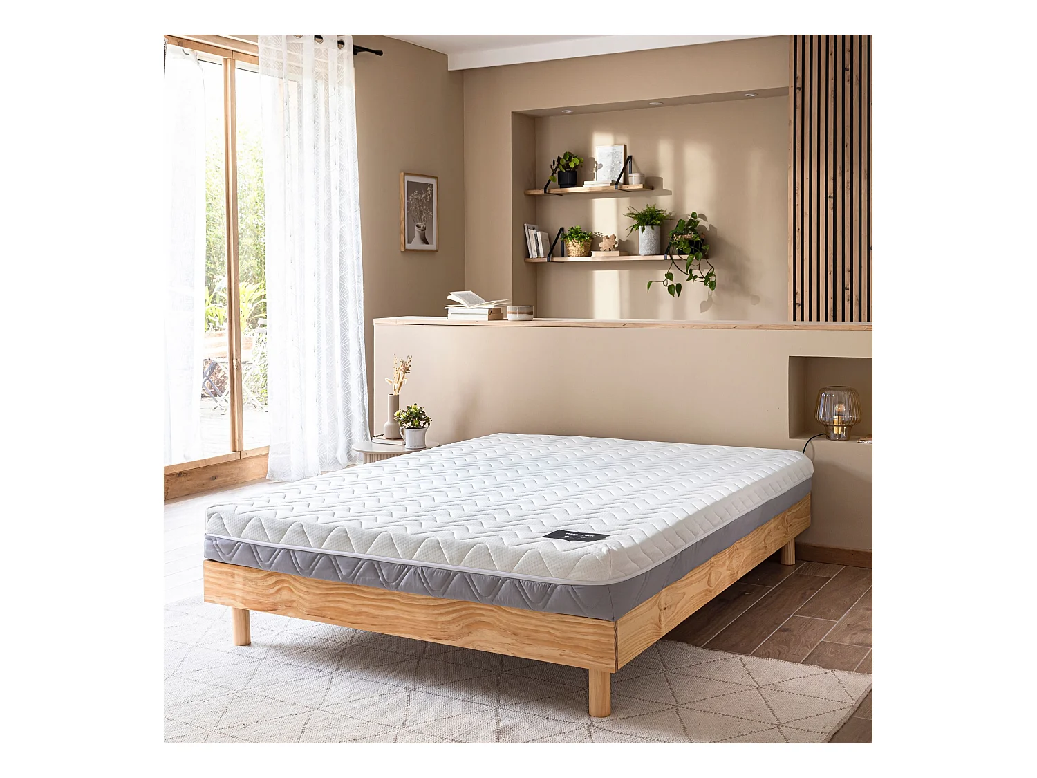 Matelas mousse recyclée 17 cm - Conscience - 130x190