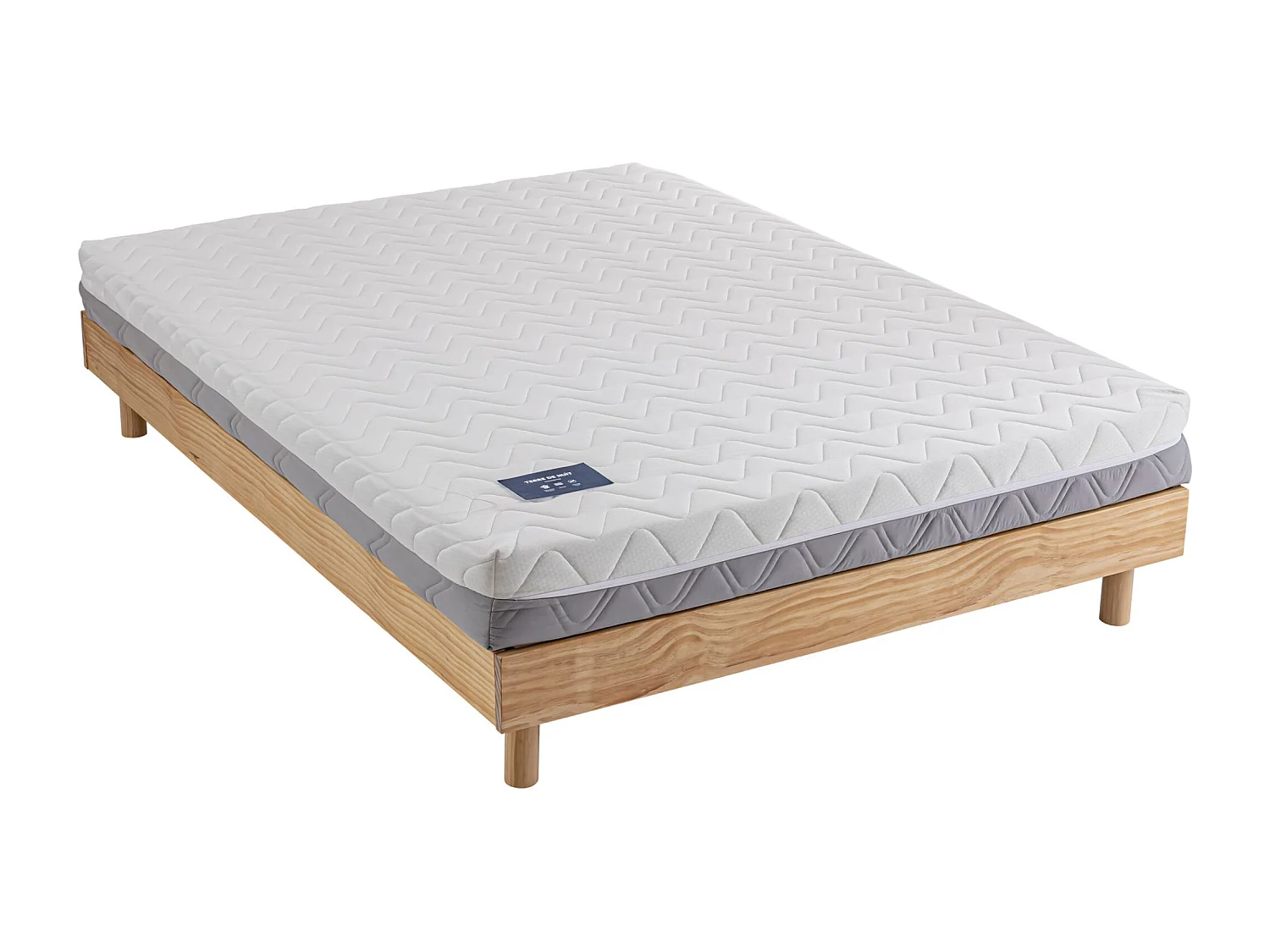 Matelas mousse recyclée 17 cm - Conscience - 120x190