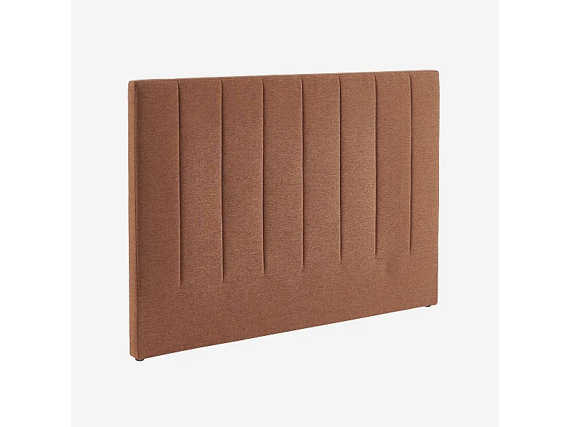 Cabecero de cama revestimiento tela, 150cm camel