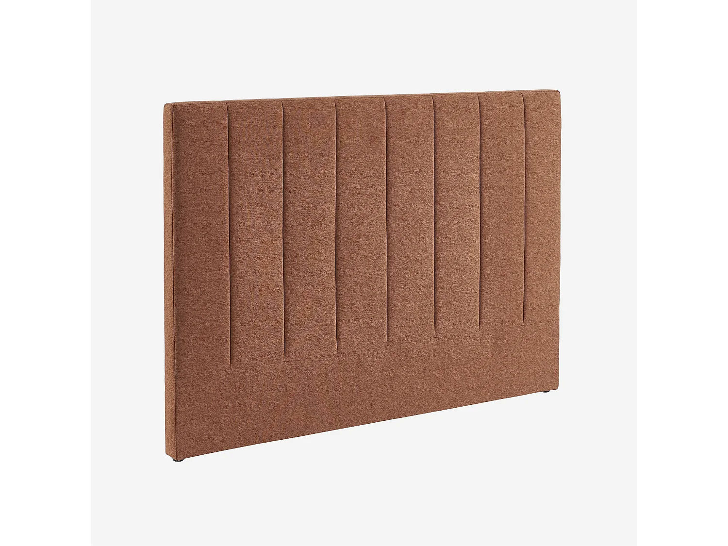 Tête de lit pour lit double 140cm revêtement tissu camel - Cole 150cm