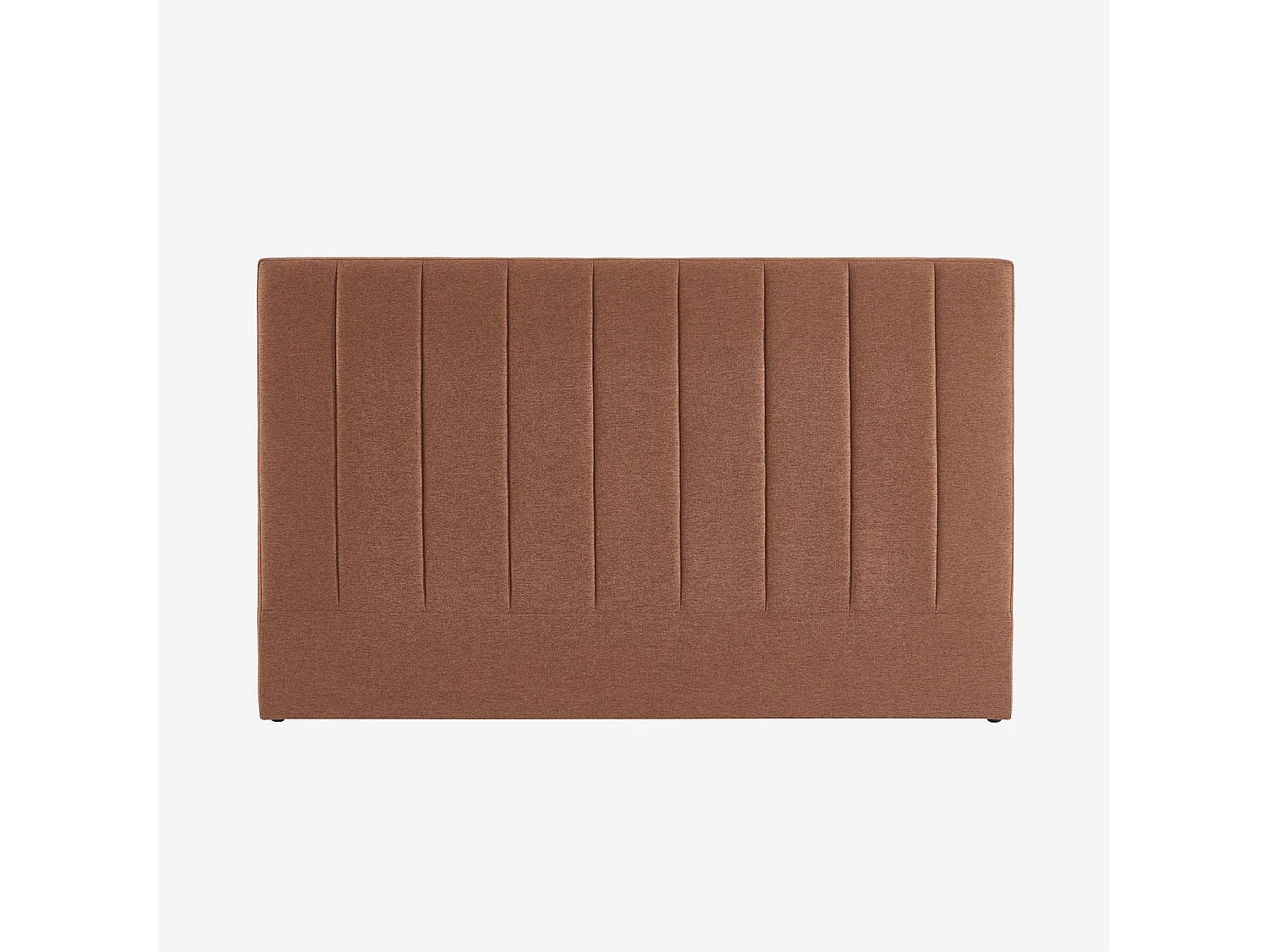 Tête de lit pour lit double 160cm revêtement tissu camel - Cole 170cm