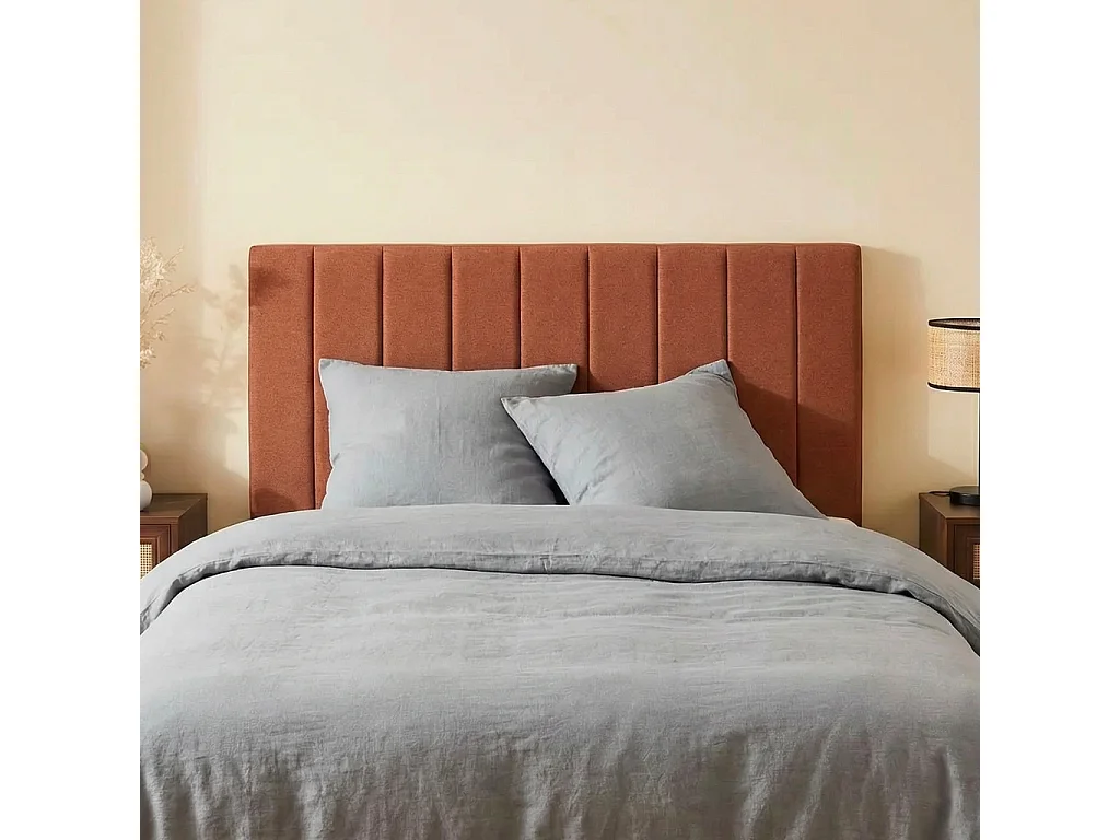 Cabezal revestimiento tela, 170cm camel