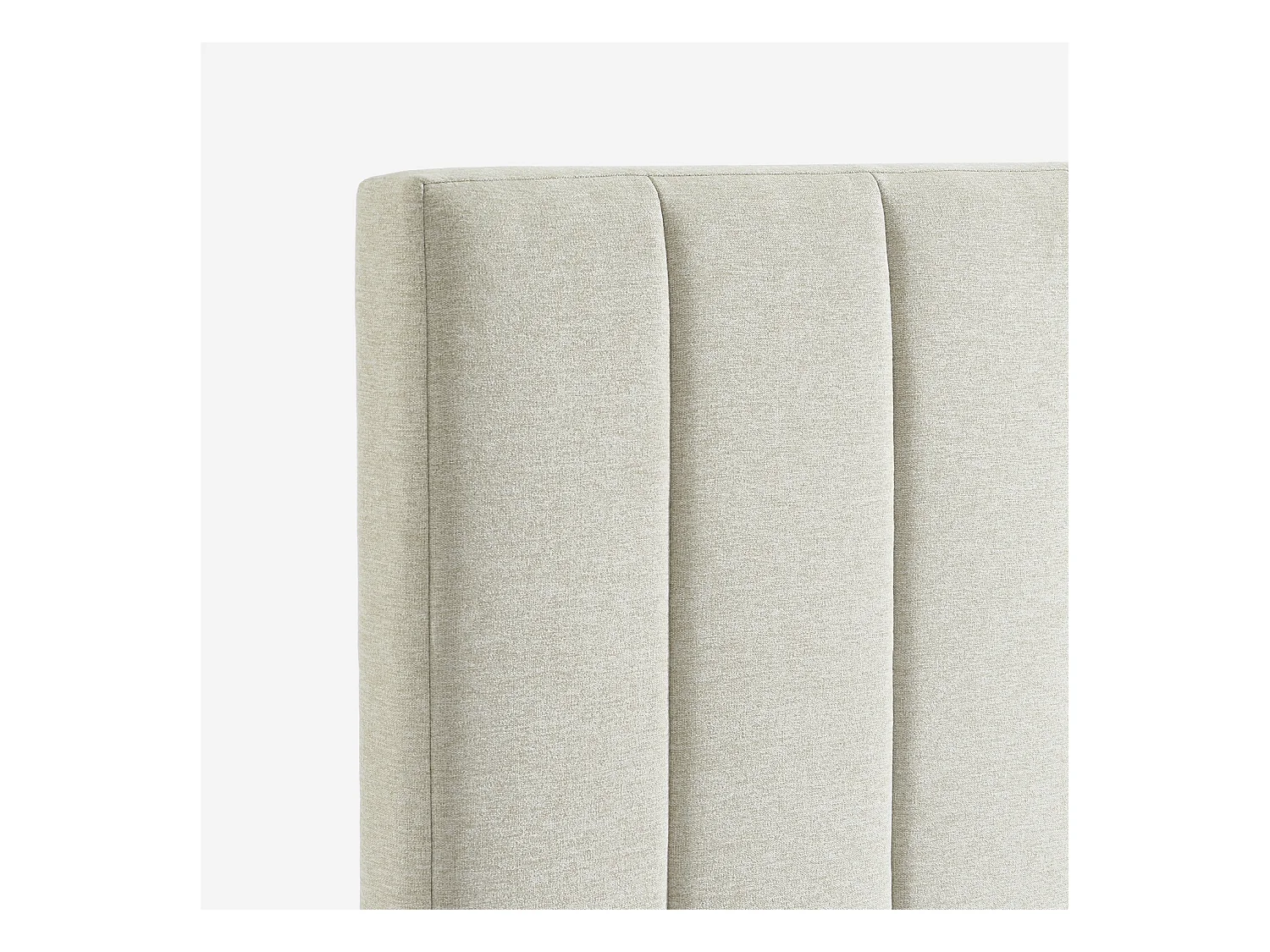 Testata del letto rivestimento tessuto 170cm, cole, beige, 170x8x105