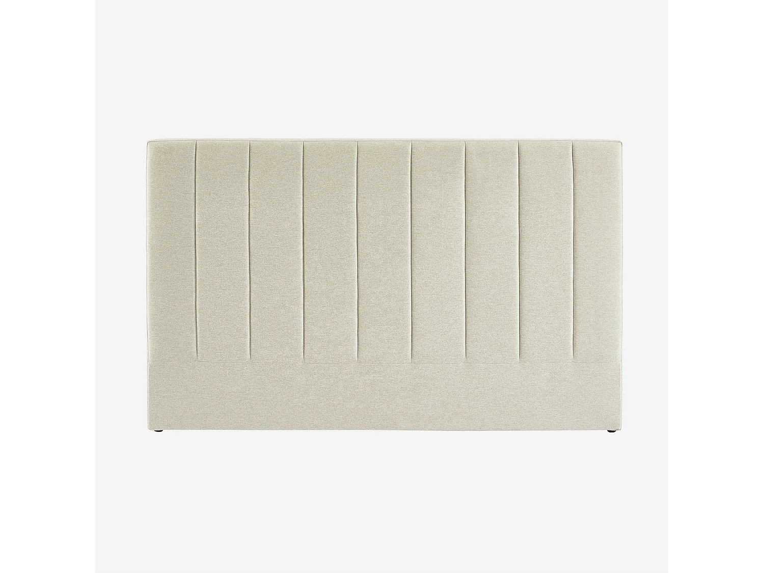 Tête de lit pour lit double 160cm revêtement tissu beige - Cole 170cm