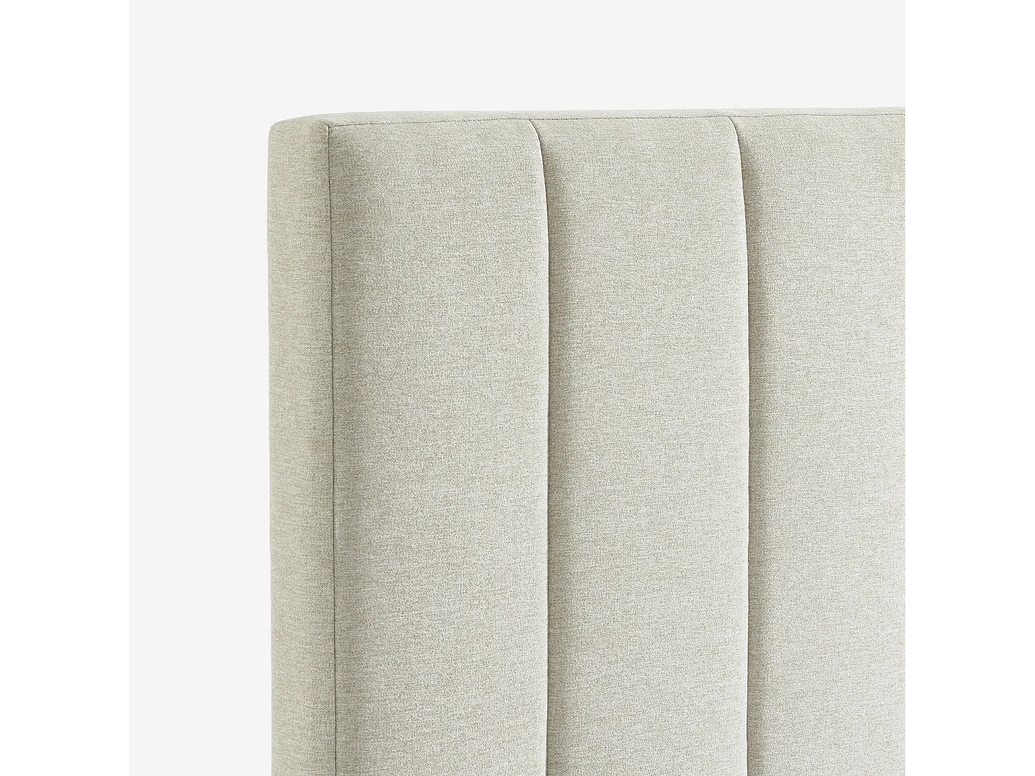 Testata del letto rivestimento tessuto 170cm, cole, beige, 170x8x105