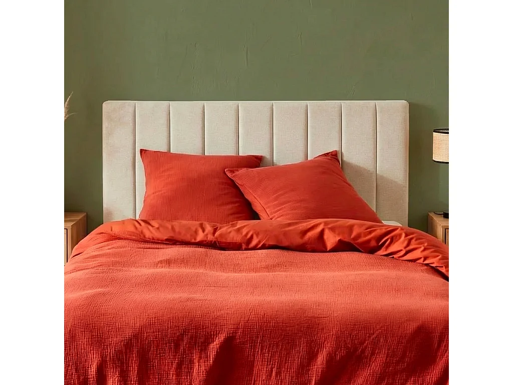 Testata del letto rivestimento tessuto 170cm, cole, beige, 170x8x105