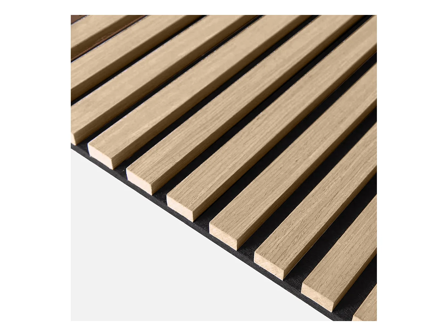 Paneles murales acústicos decorativos , color roble roble