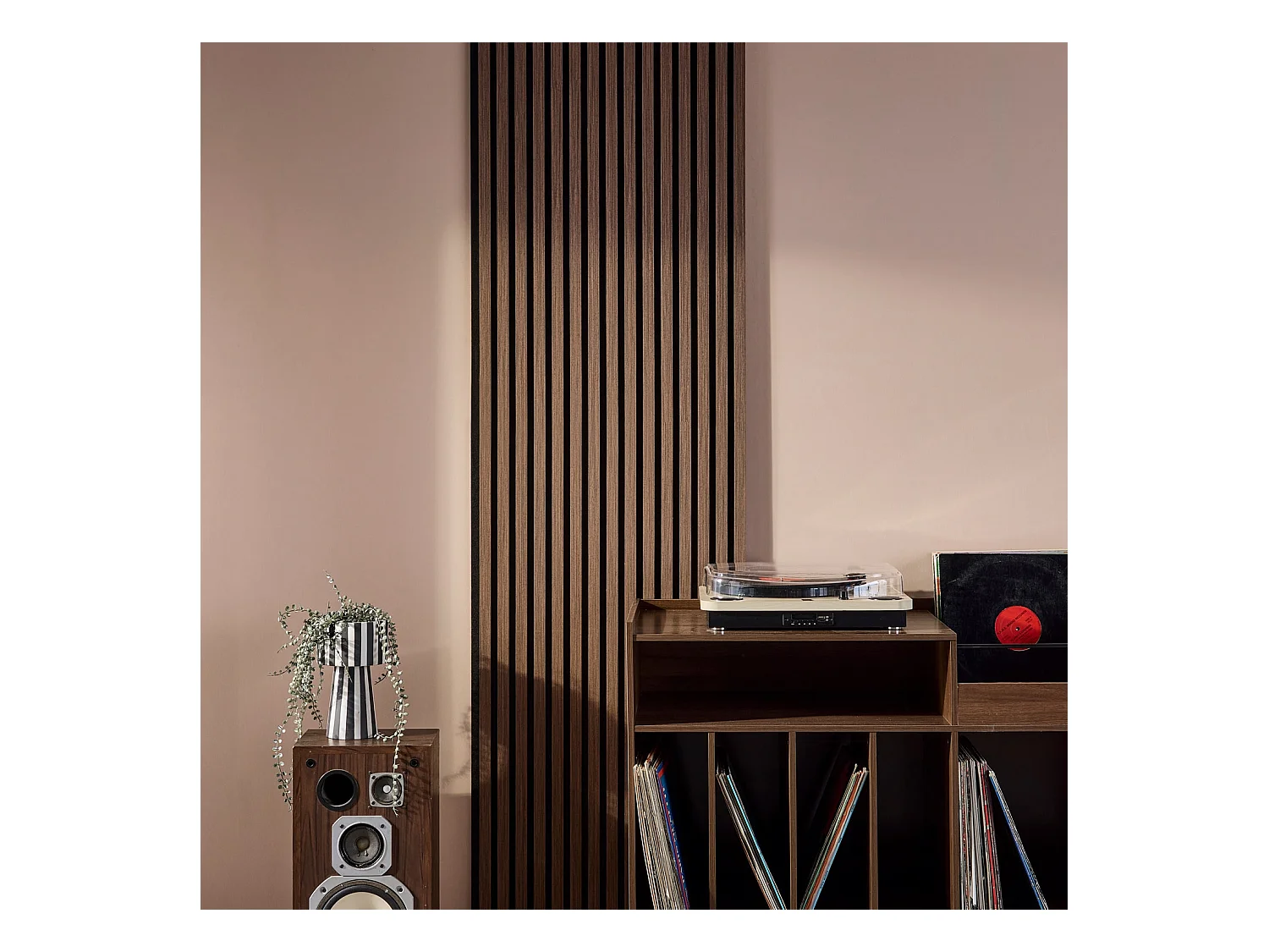 Pannelli decorativi per pareti, legno di noce, marrone