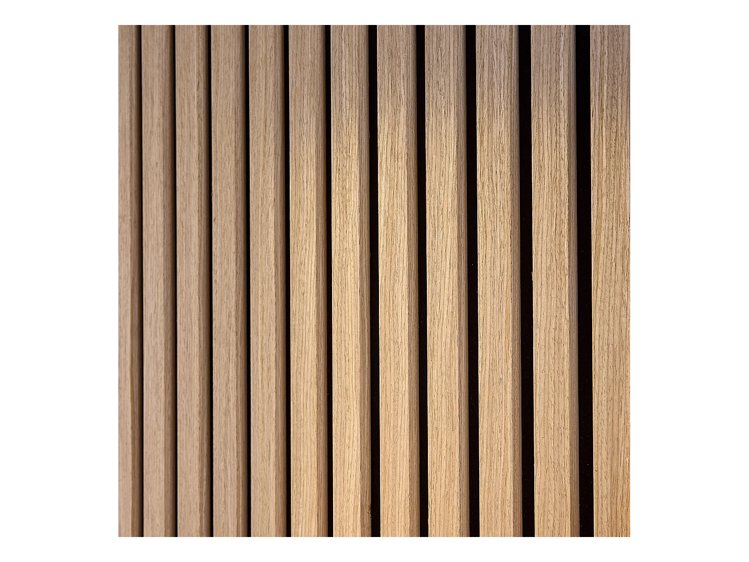 Paneles murales acústicos decorativos , color roble roble