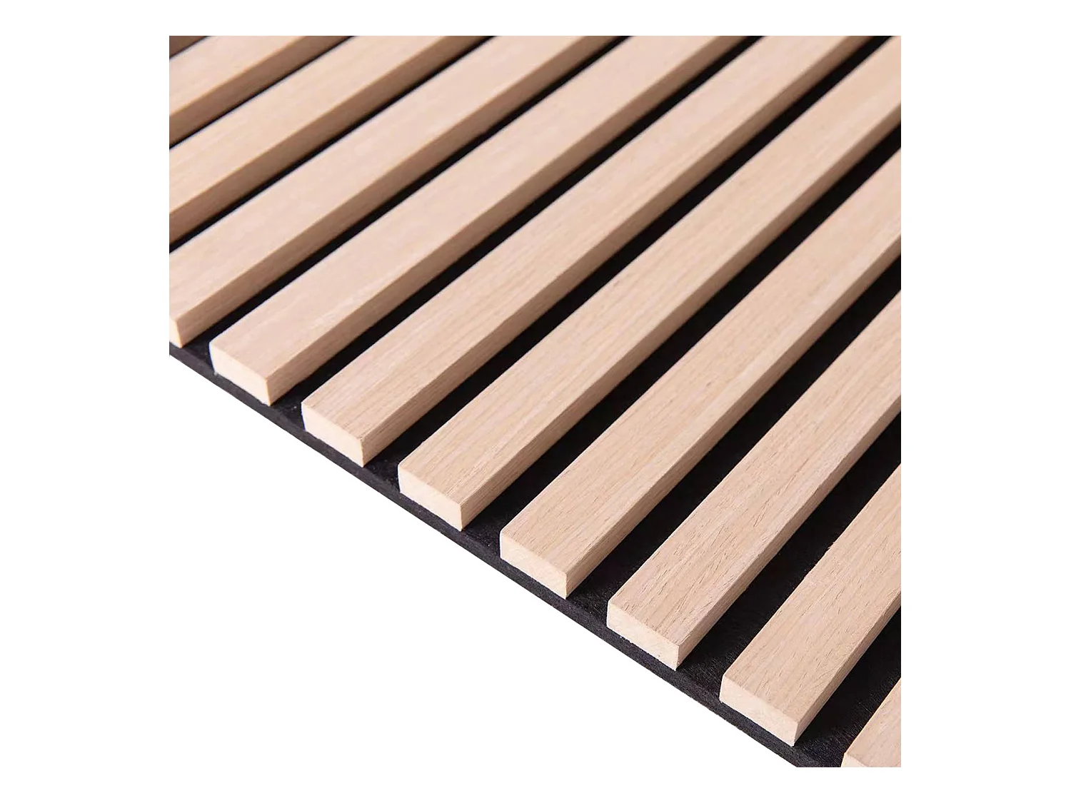 Paneles murales acústicos decorativos , color roble roble