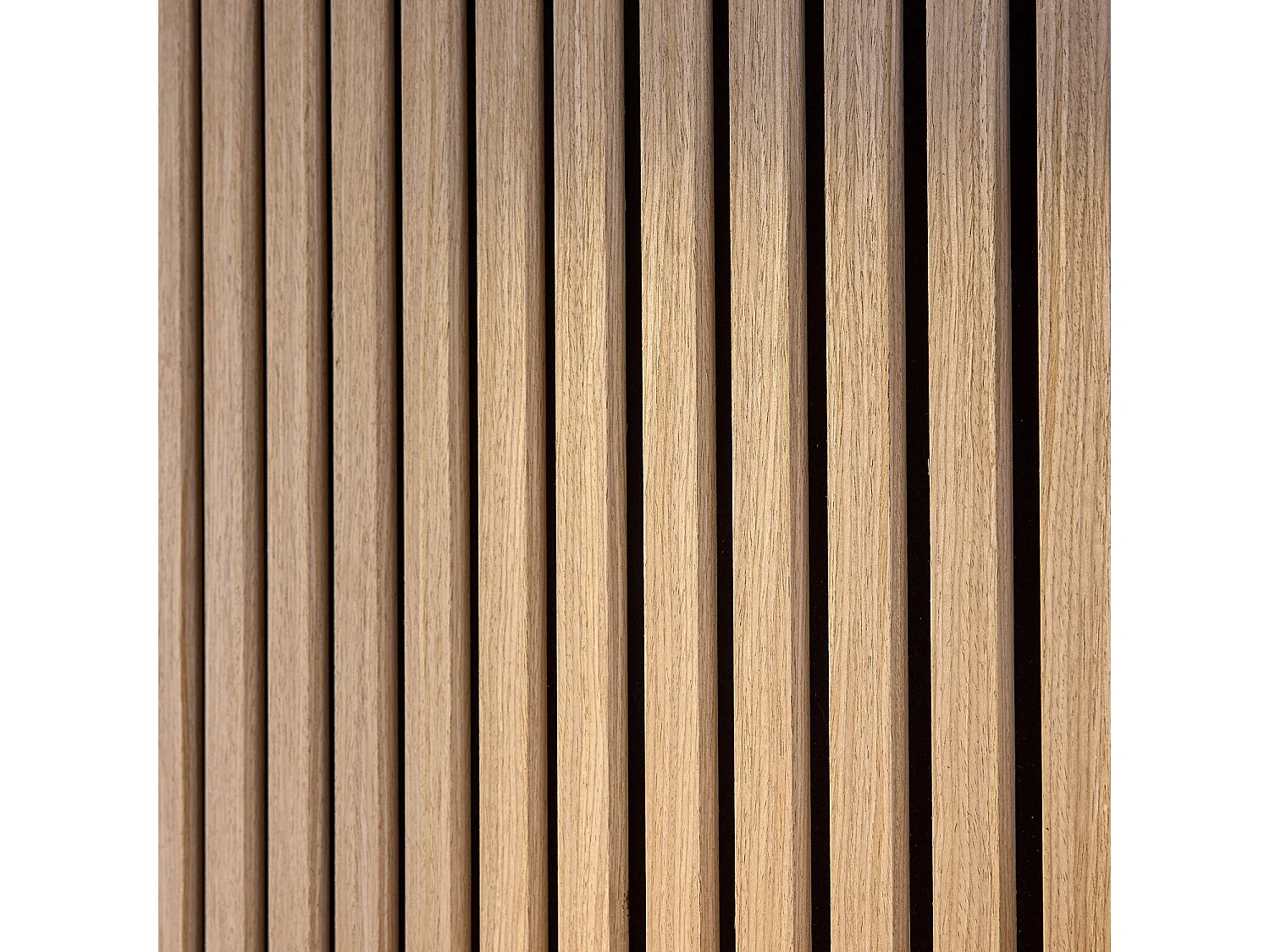 Set de 4 panneaux muraux acoustiques décoratifs en feutrine et MDF chêne 60x120cm - Kyoto