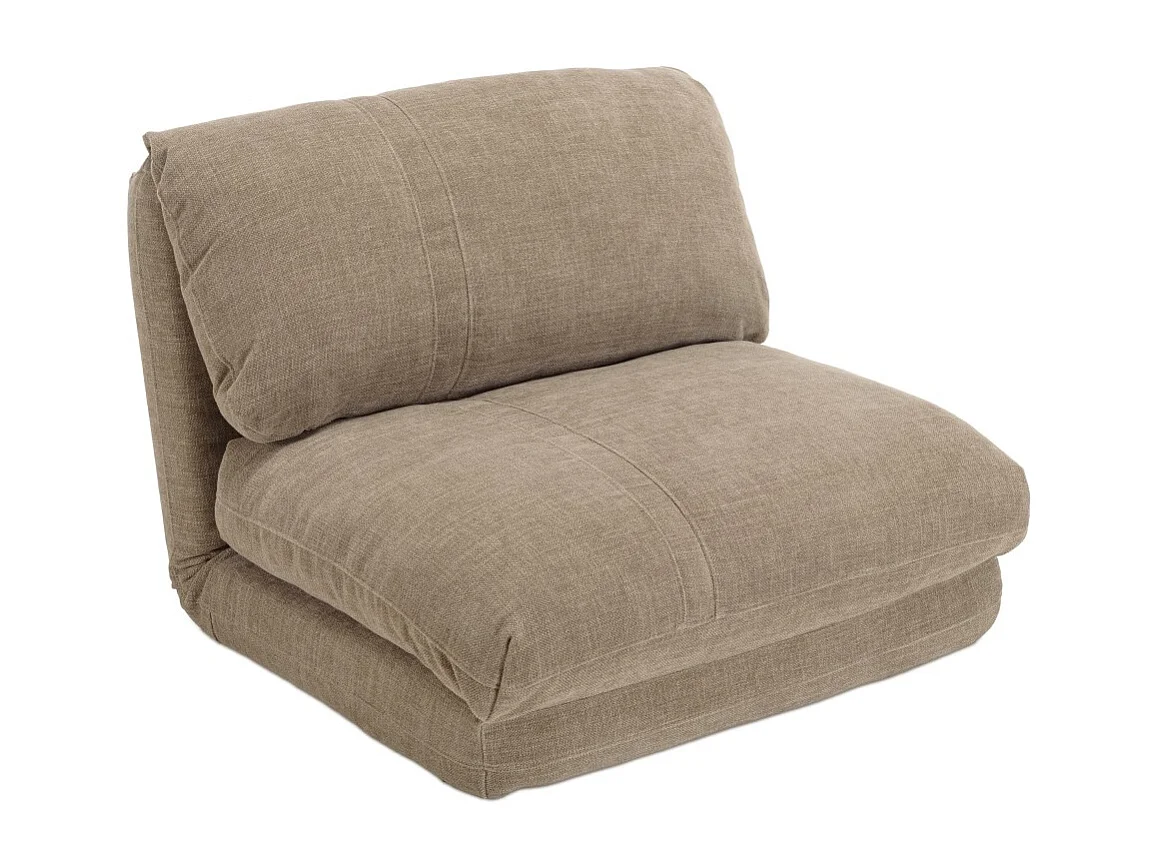 ANGELE - Chauffeuse 1 place convertible tissu couleur gris