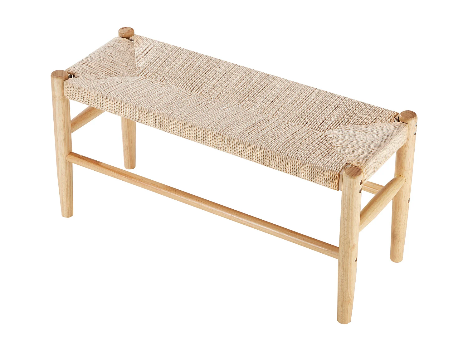 Bank van Rotan SucceBuy van 80cm voor Verschillende Kamers, voor Woonkamer, Slaapkamer, Ingang, Keuken, Voegt een Bohème-Charme Toe