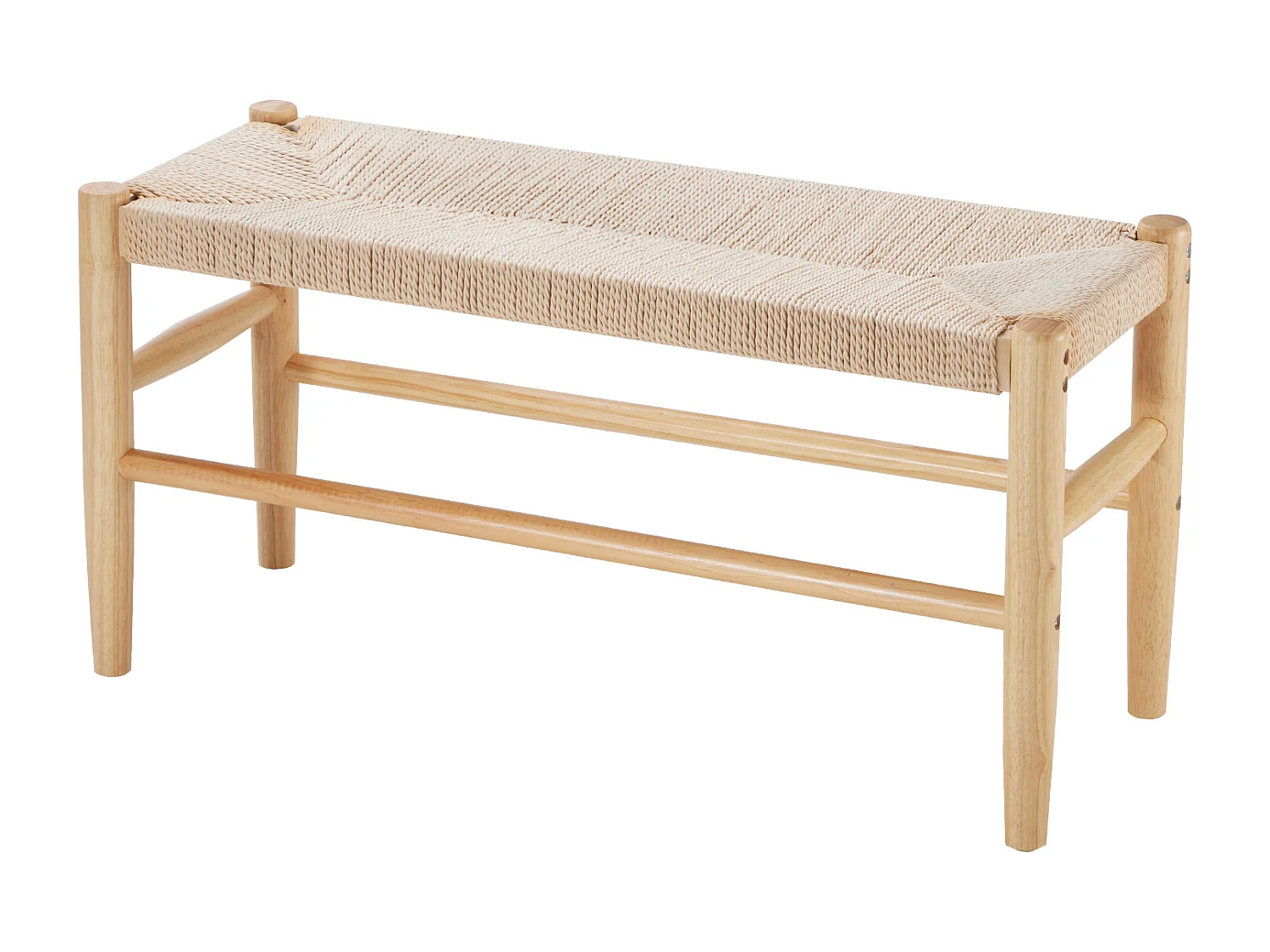 Bank van Rotan SucceBuy van 80cm voor Verschillende Kamers, voor Woonkamer, Slaapkamer, Ingang, Keuken, Voegt een Bohème-Charme Toe