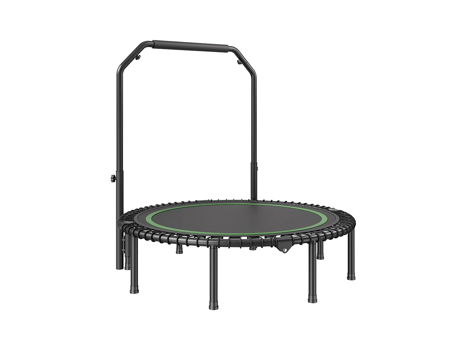 Trampoline de Fitness SucceBuy, 1290 mm, Charge de 205 kg, avec Poignée en Mousse RÉglable à 4 Niveaux