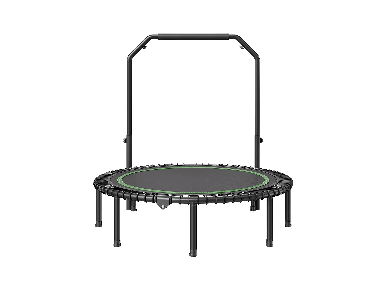 Trampoline de Fitness SucceBuy, 1290 mm, Charge de 205 kg, avec Poignée en Mousse RÉglable à 4 Niveaux
