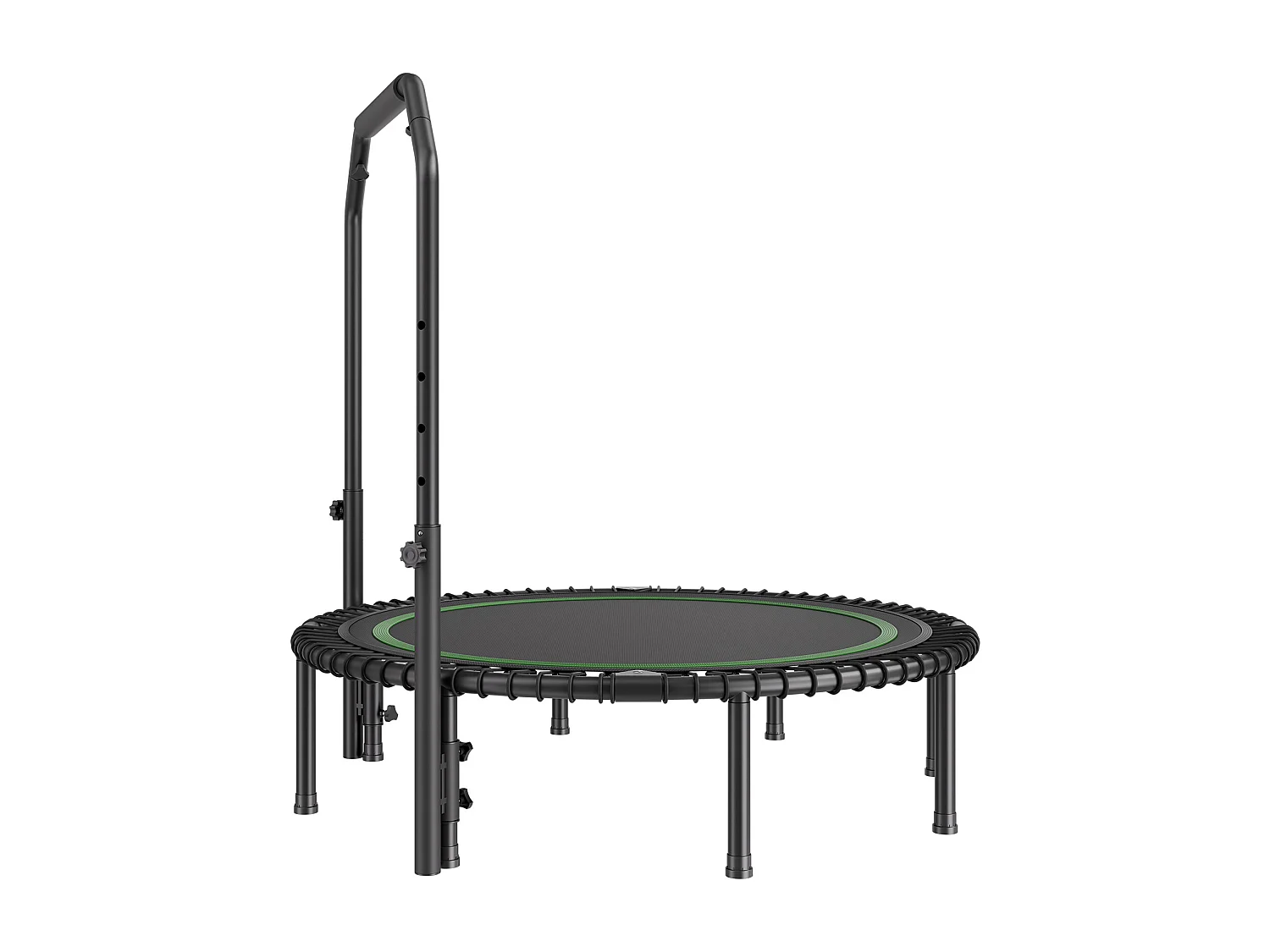 Trampoline de Fitness SucceBuy, 1290 mm, Charge de 205 kg, avec Poignée en Mousse RÉglable à 4 Niveaux