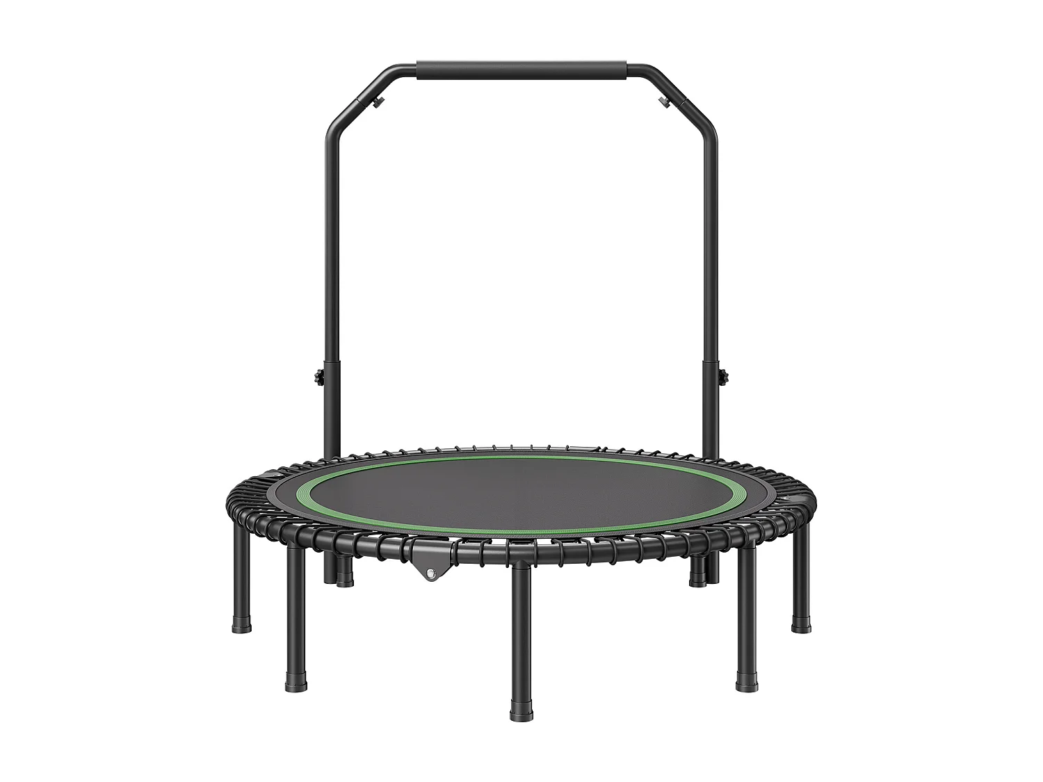 Trampoline de Fitness SucceBuy, 1290 mm, Charge de 205 kg, avec Poignée en Mousse RÉglable à 4 Niveaux