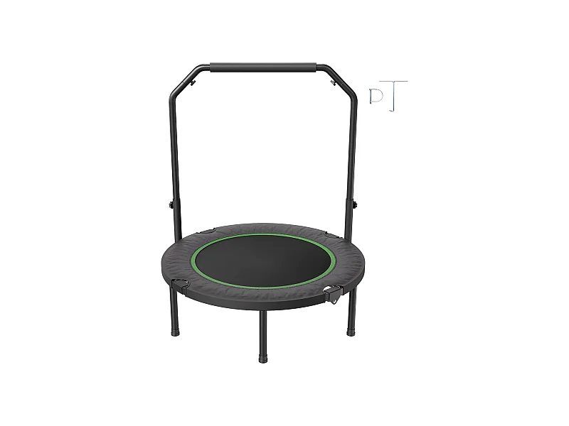 Fitness-Trampolin SucceBuy, 1027 mm, Belastung 150 kg, 4-stufige verstellbare Schaumgriff