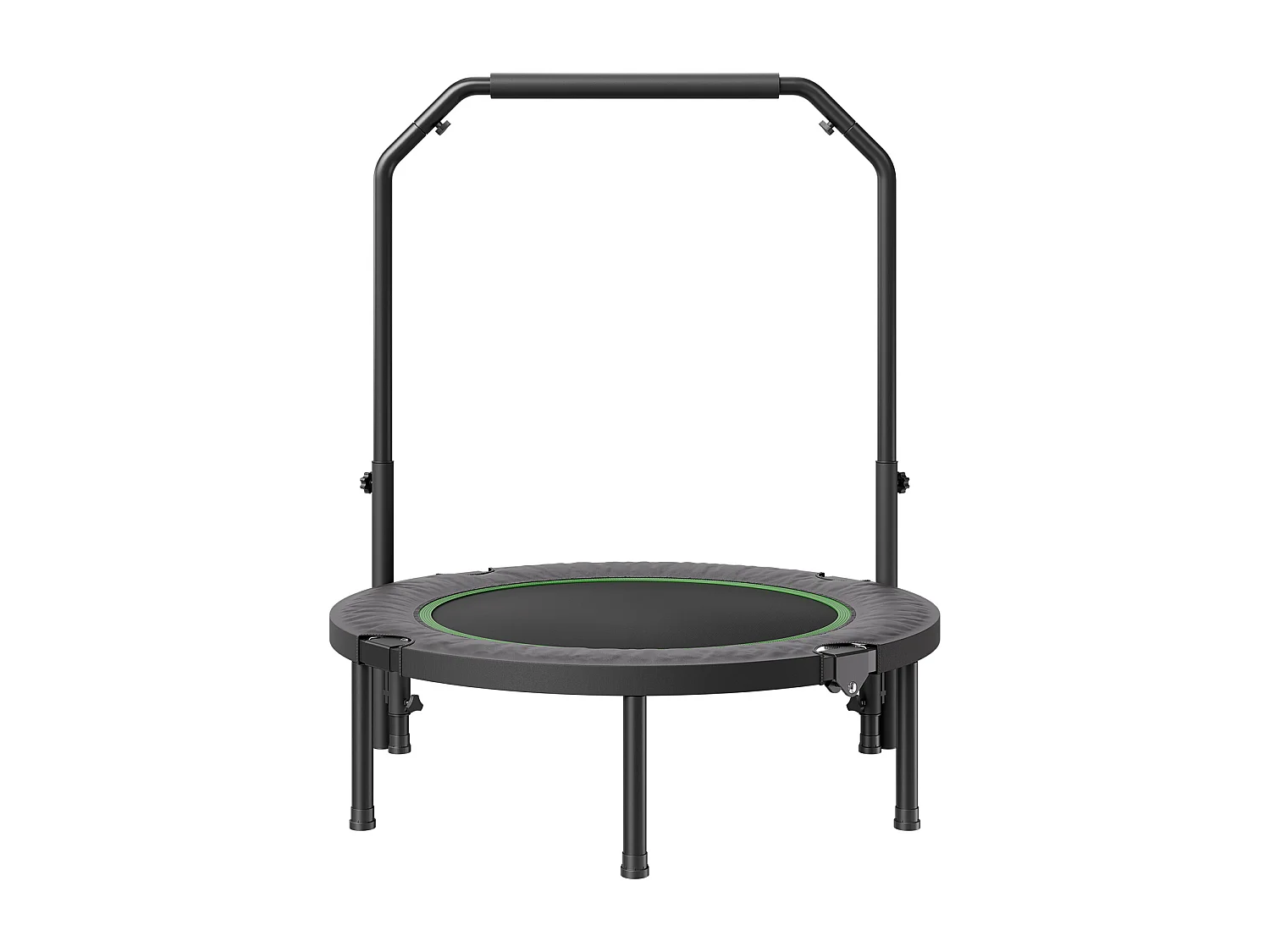 Trampoline de Fitness SucceBuy, 1027 mm, Charge de 150 kg, Poignée en Mousse RÉglable à 4 Niveaux