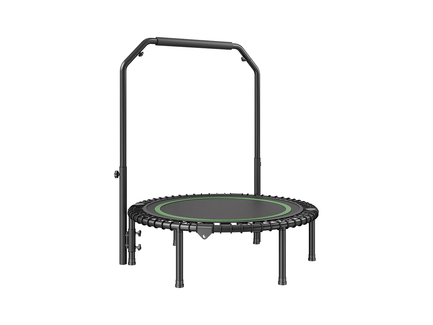 Trampoline de Fitness SucceBuy, Mini Trampoline Pliable avec Poignée, 1027 mm, Charge de 150 kg