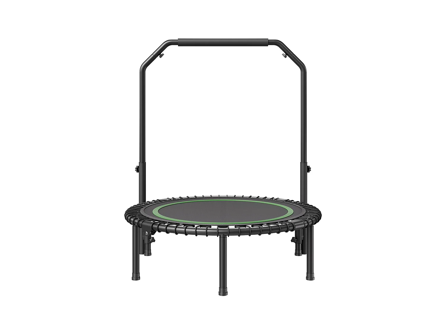 Trampoline de Fitness SucceBuy, Mini Trampoline Pliable avec Poignée, 1027 mm, Charge de 150 kg
