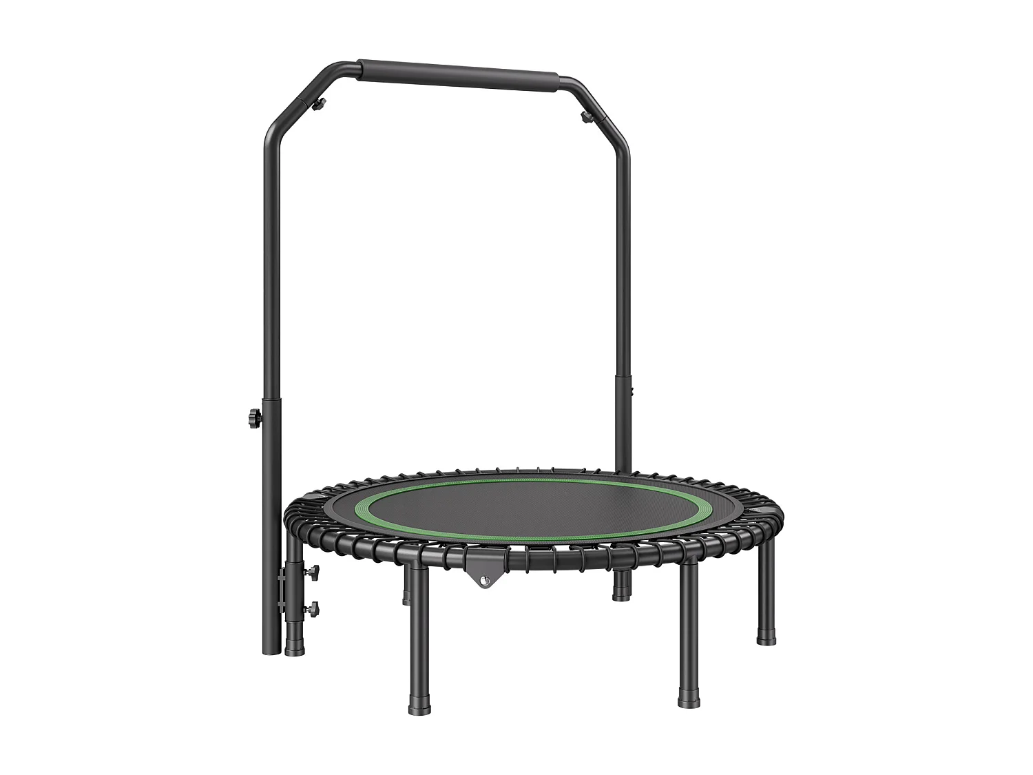 Trampoline de Fitness SucceBuy, Mini Trampoline Pliable avec Poignée, 1027 mm, Charge de 150 kg