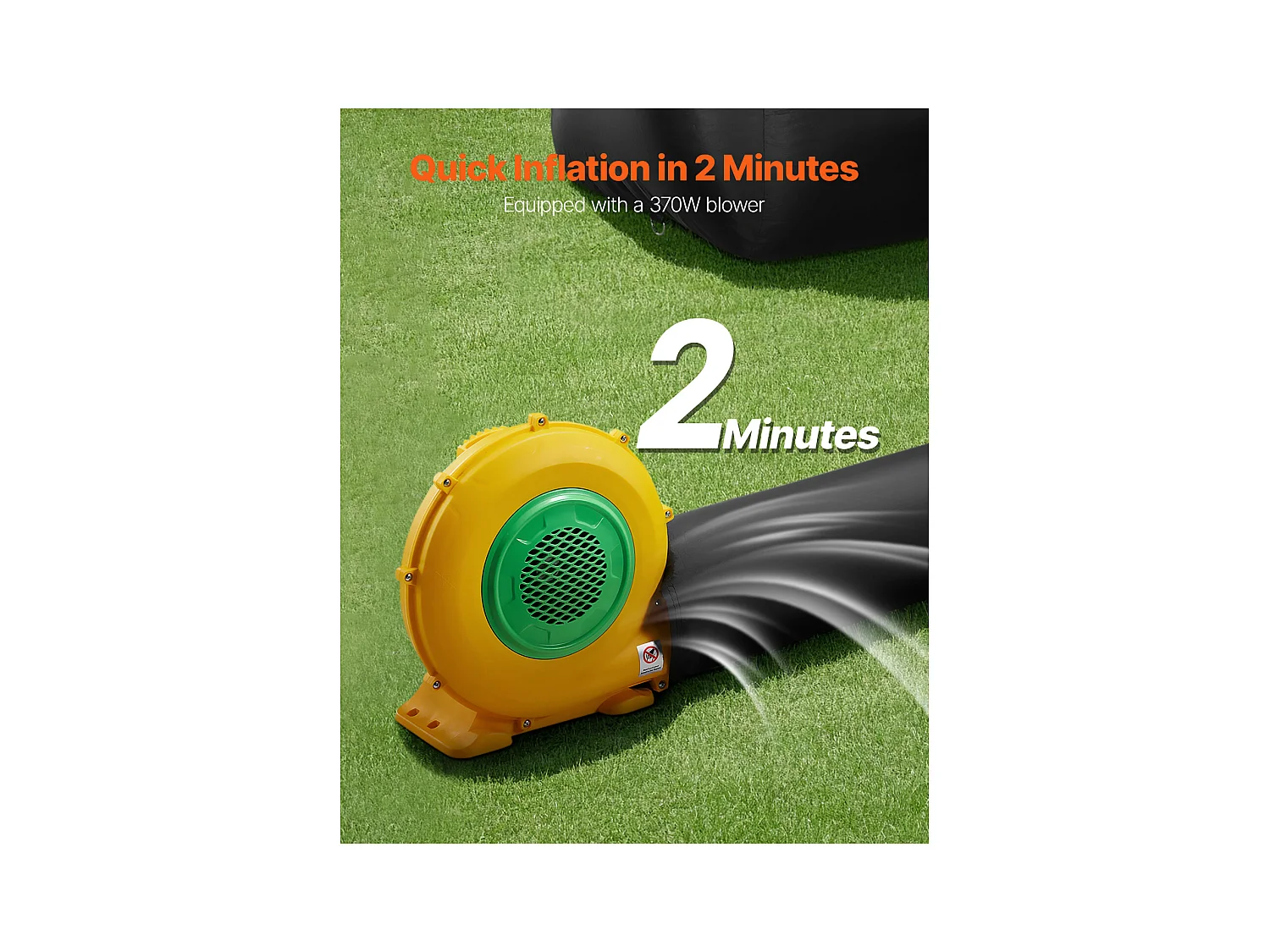 Nadmuchiwana Bramka do Piłki Nożnej SucceBuy, 2500 mm, 9 Piłek i Pompą Powietrza