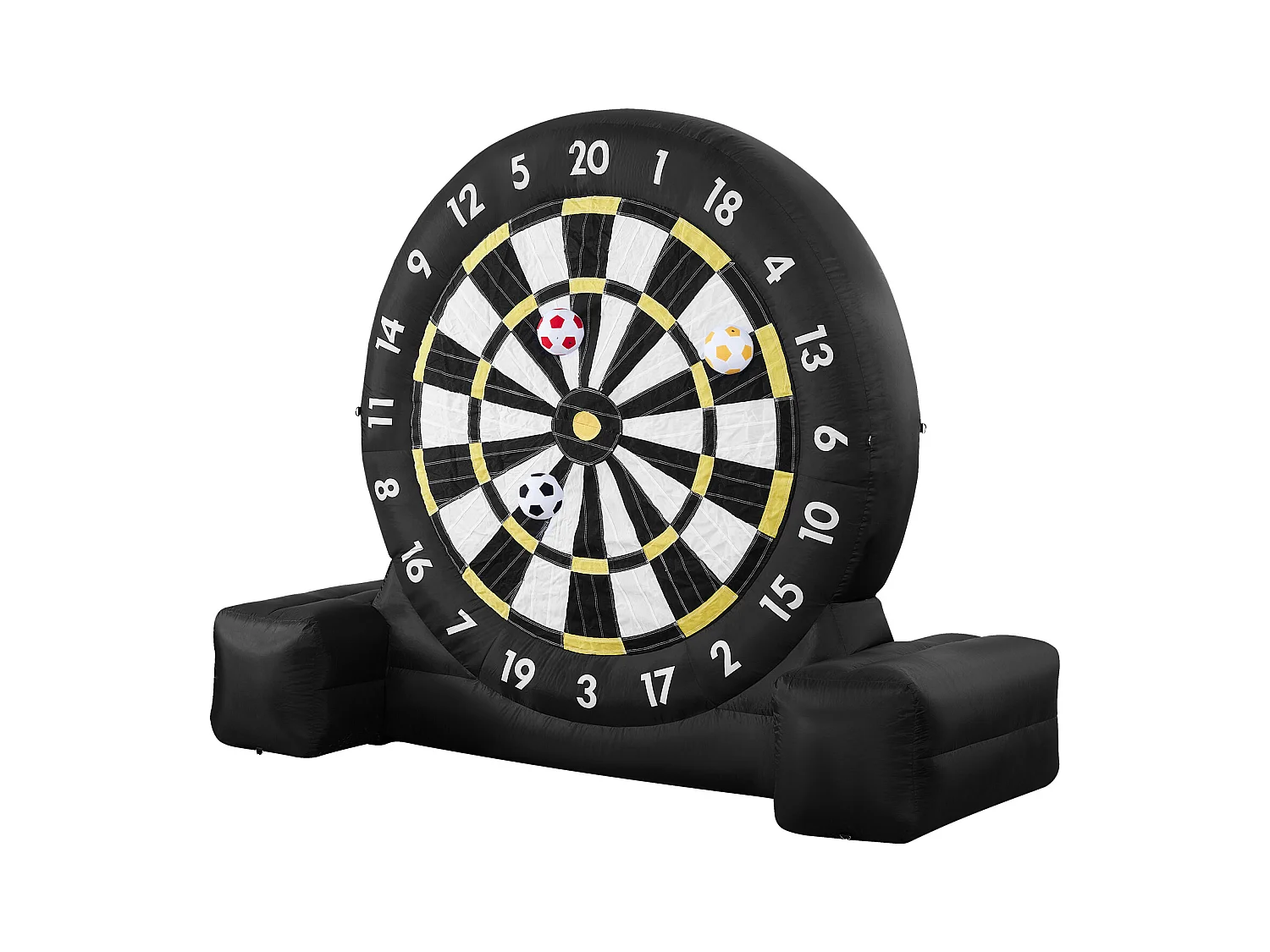 Nadmuchiwana Bramka do Piłki Nożnej SucceBuy, 2500 mm, 9 Piłek i Pompą Powietrza